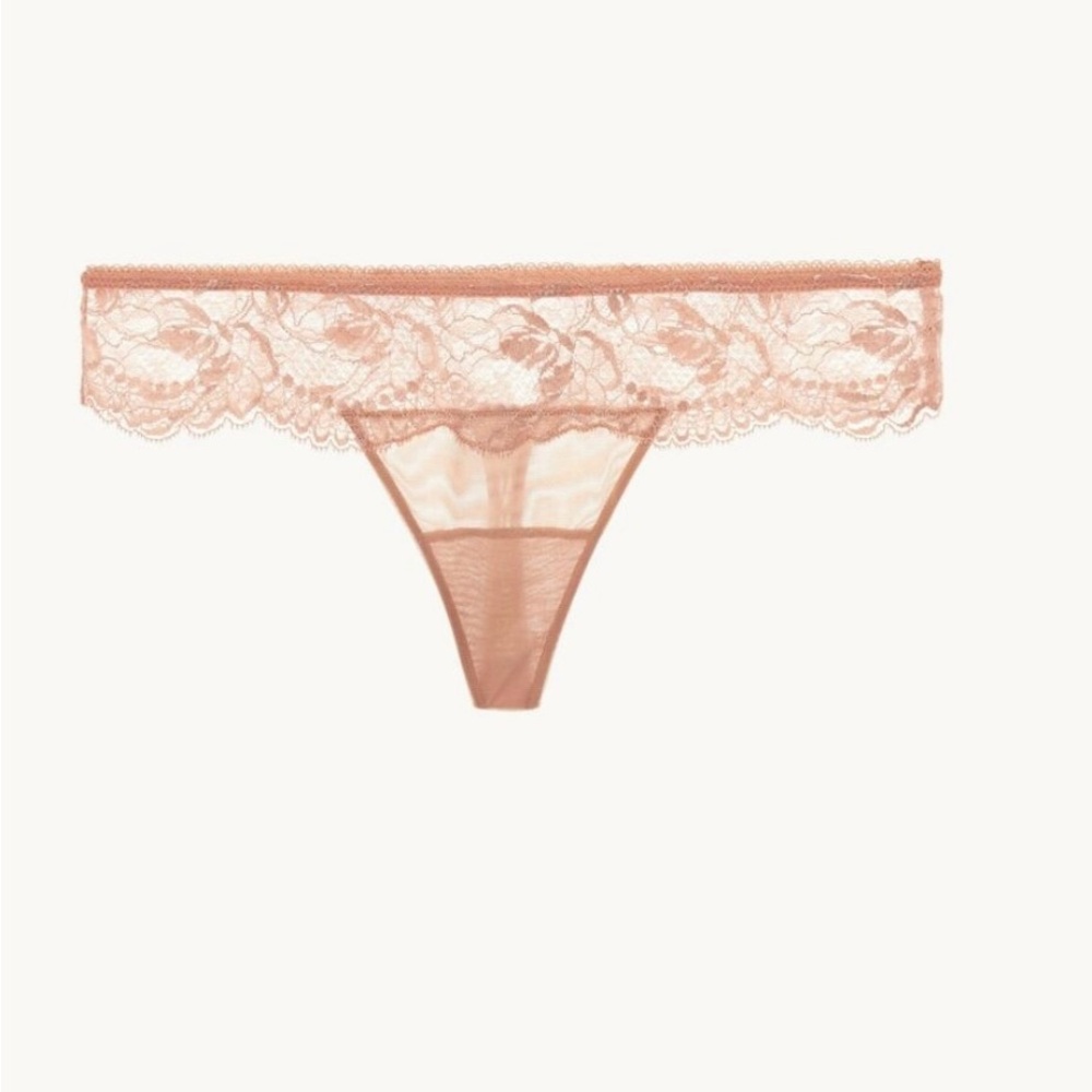 NWT La Perla Brigitta Thong Size Large Rose Pink